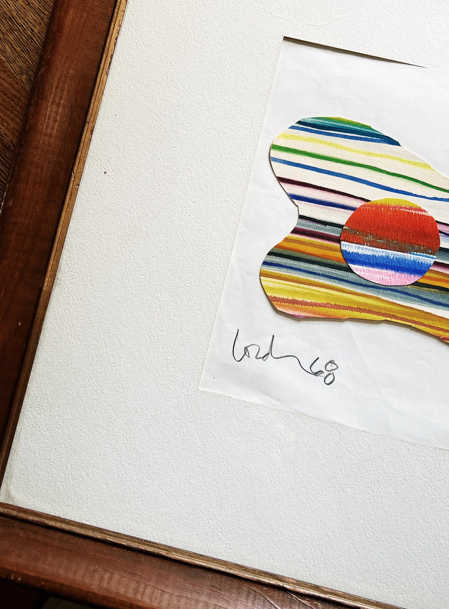 Original 1960s Lourdan Kimbrell Mixed Media Artwork