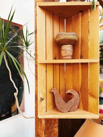Ceramic Birds Sculpture