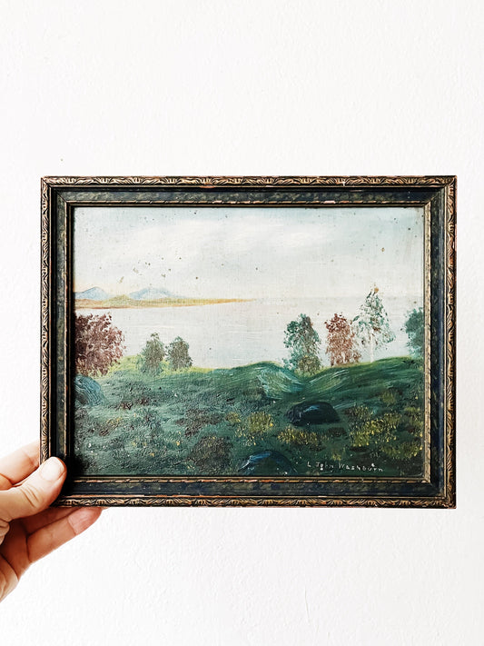 Antique Landscape Painting