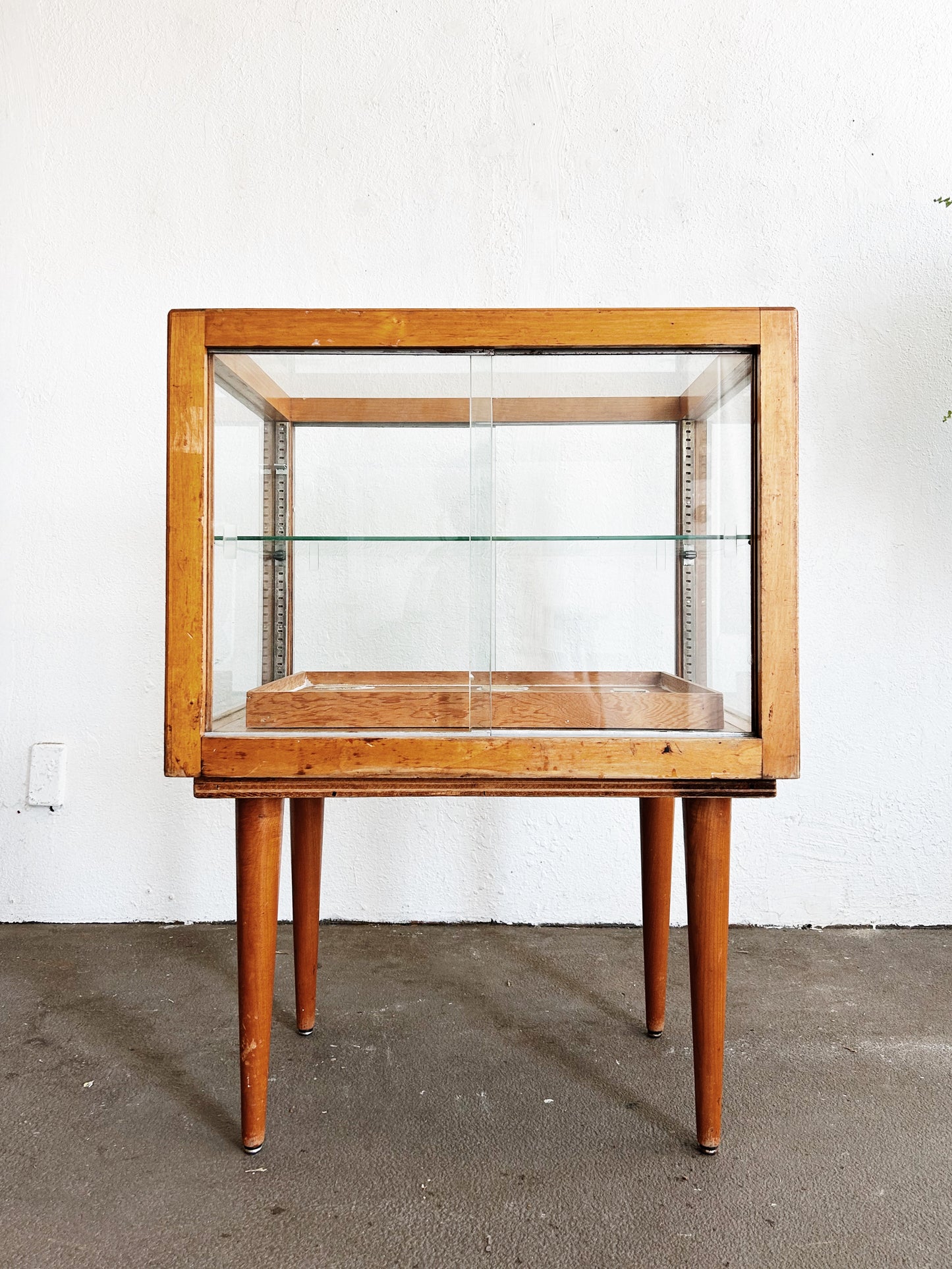 Antique Hand Built Display Case