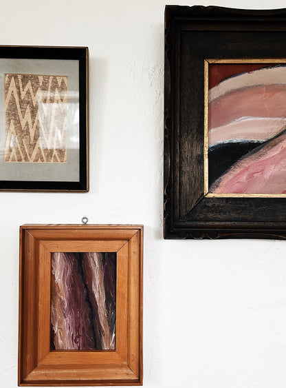 Vintage Abstract Oil Painting