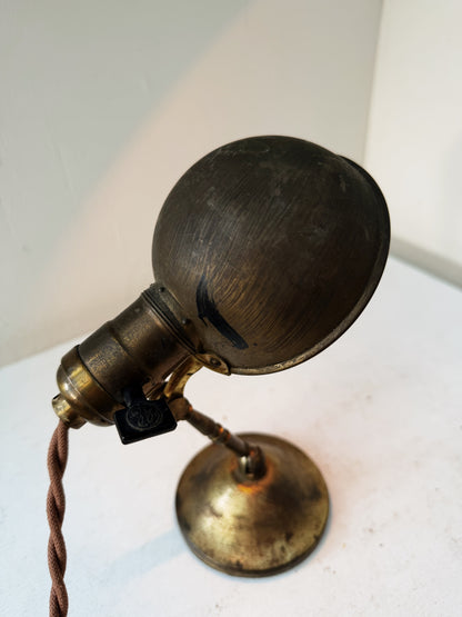 Antique Magnalux Brass Lamp
