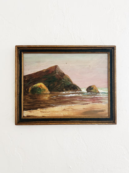 Vintage Seascape Painting