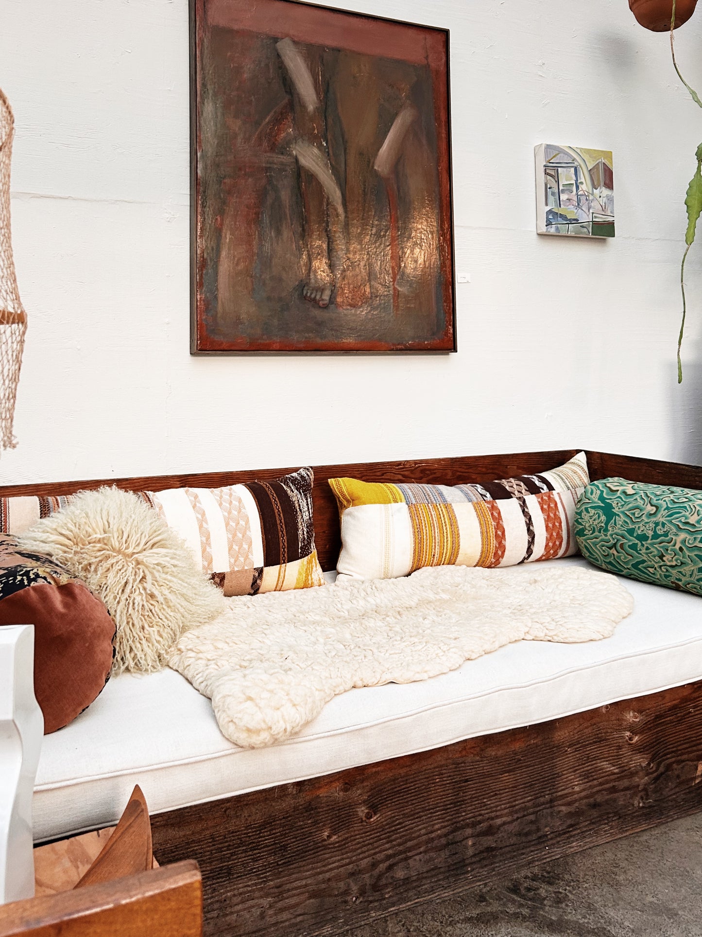 FOR ANGIE / Vintage Sheepskin Pillow