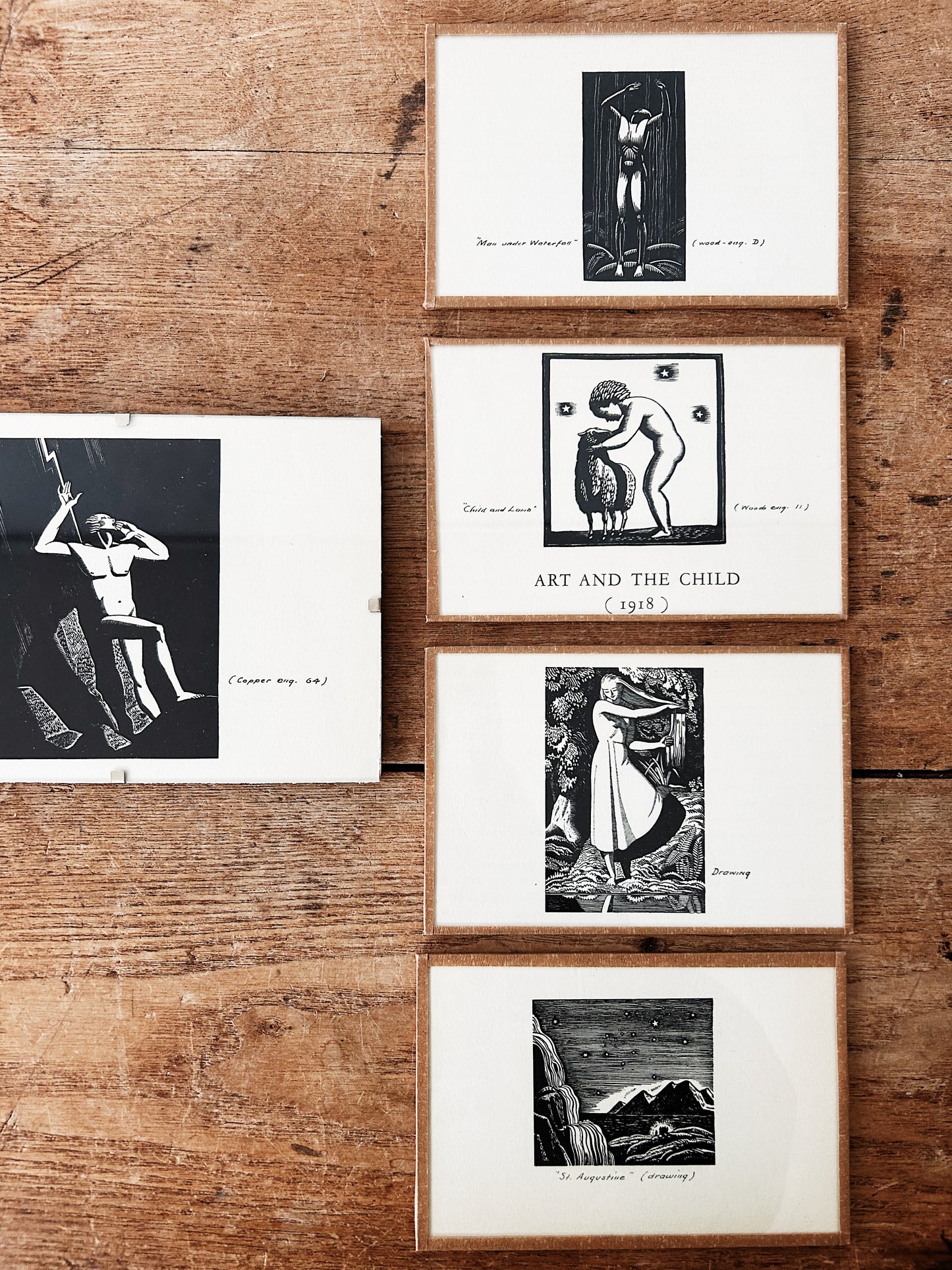 1930s Rockwell Kent Woodblock Print