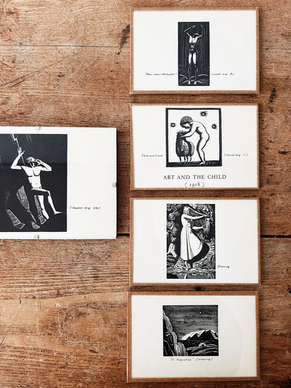 1930s Rockwell Kent Woodblock Print