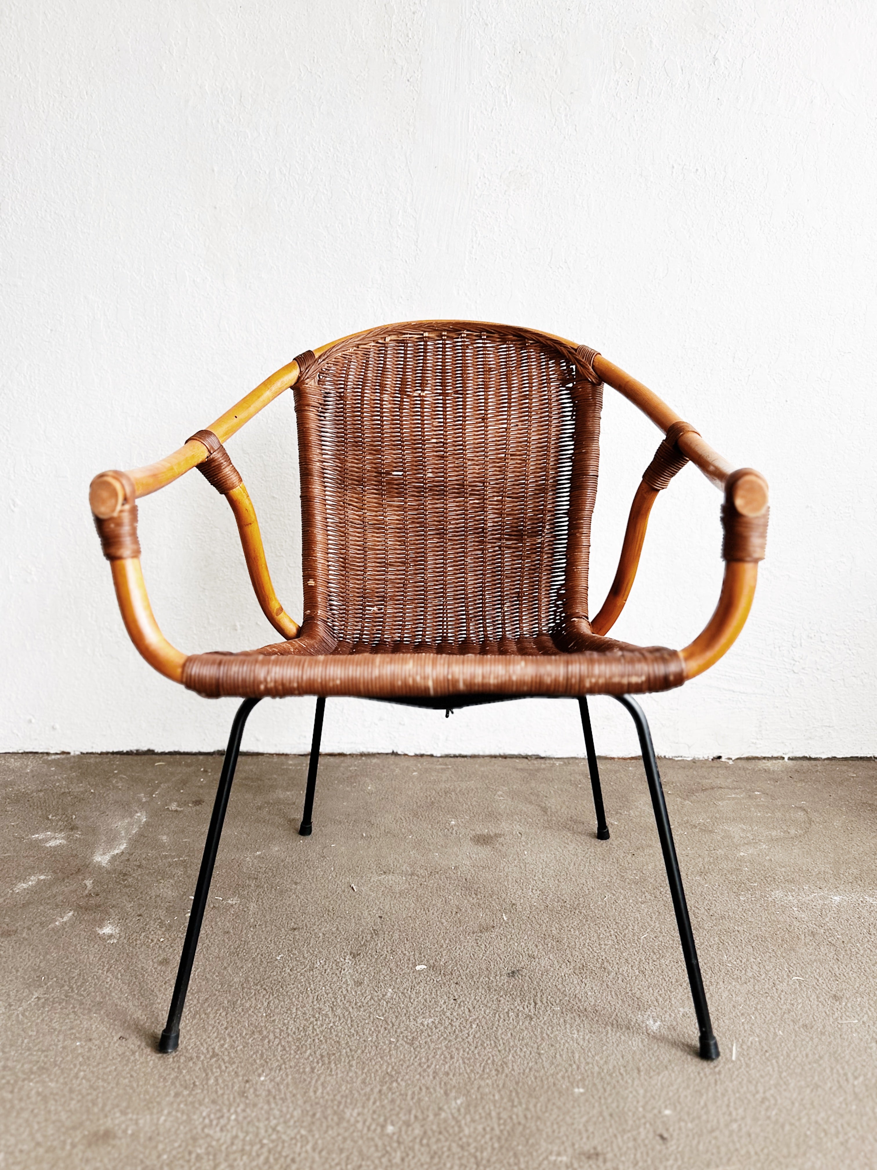 Vintage Bent Bamboo Chair - Thumbnail 5