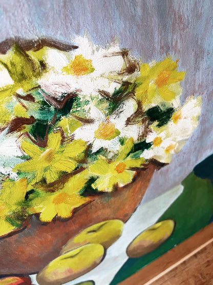 Vintage Fauvist Still Life Painting