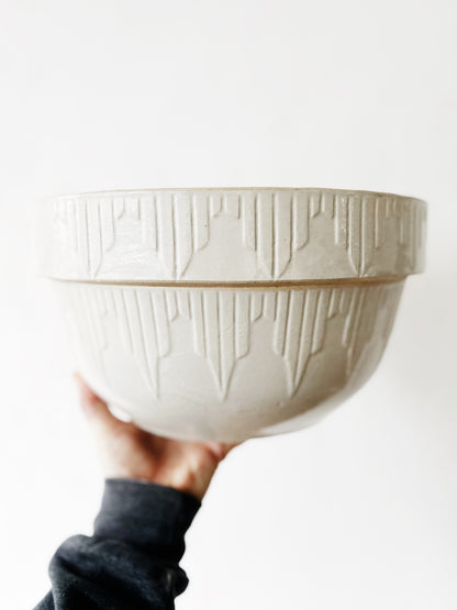 Antique XL Salt Glazed Bowl