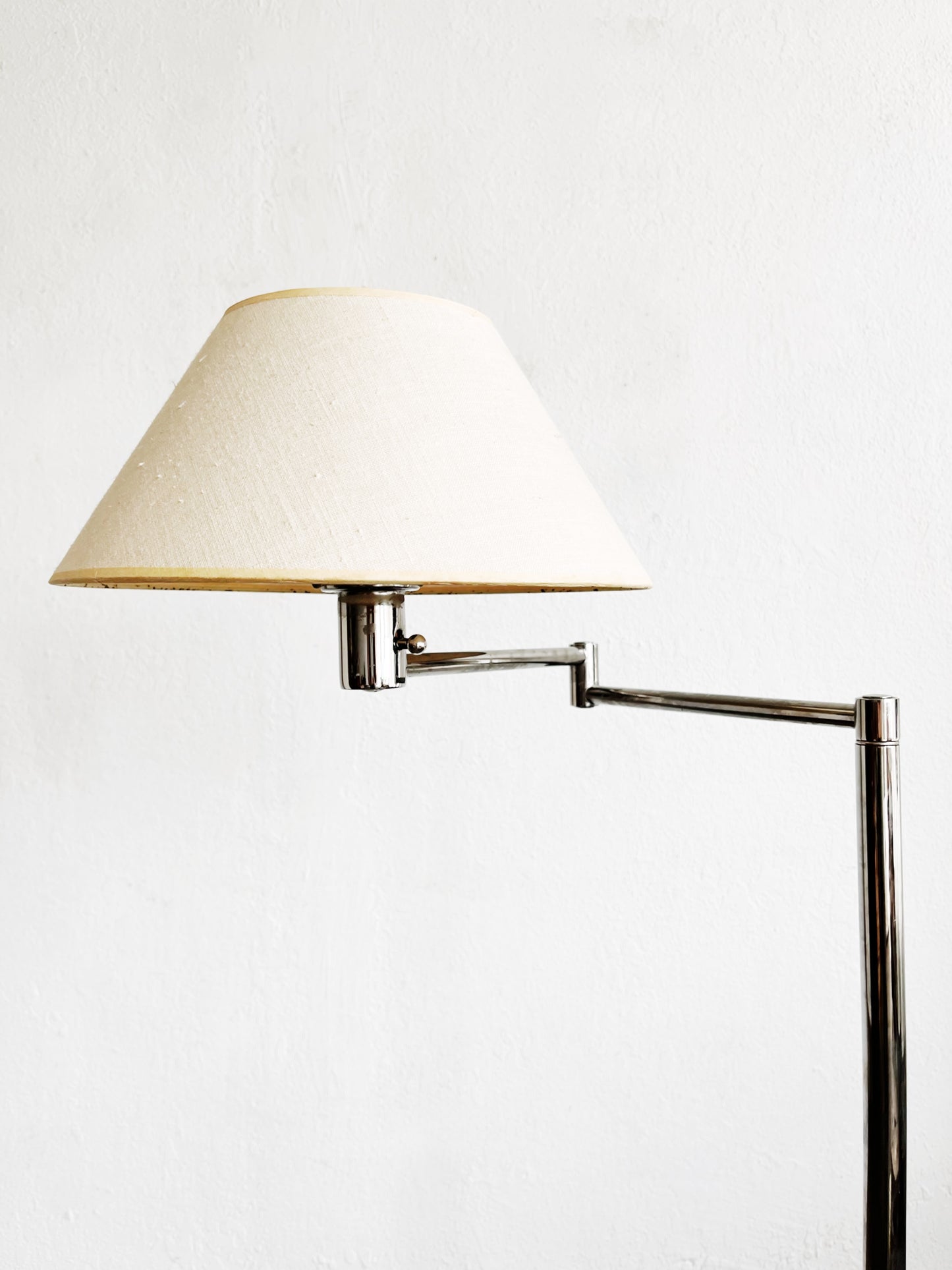 Walter Van Nessen Chrome Floor Lamp