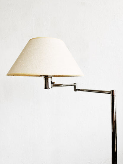 Walter Van Nessen Chrome Floor Lamp