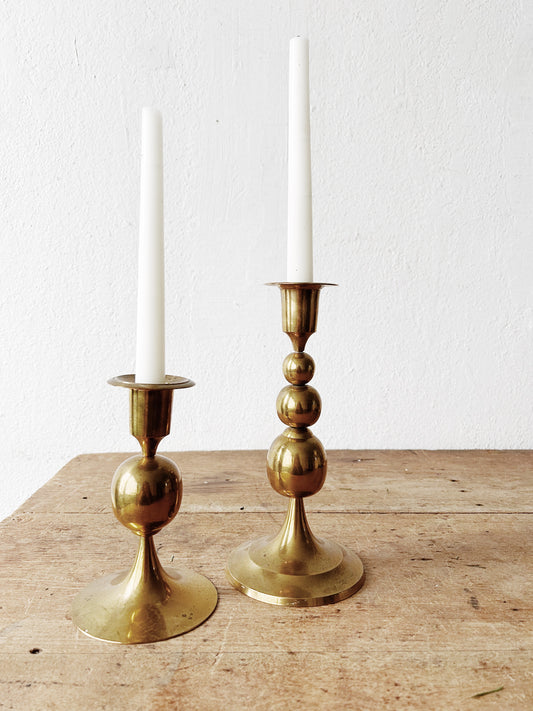 Vintage Brass Candle Holder PR India