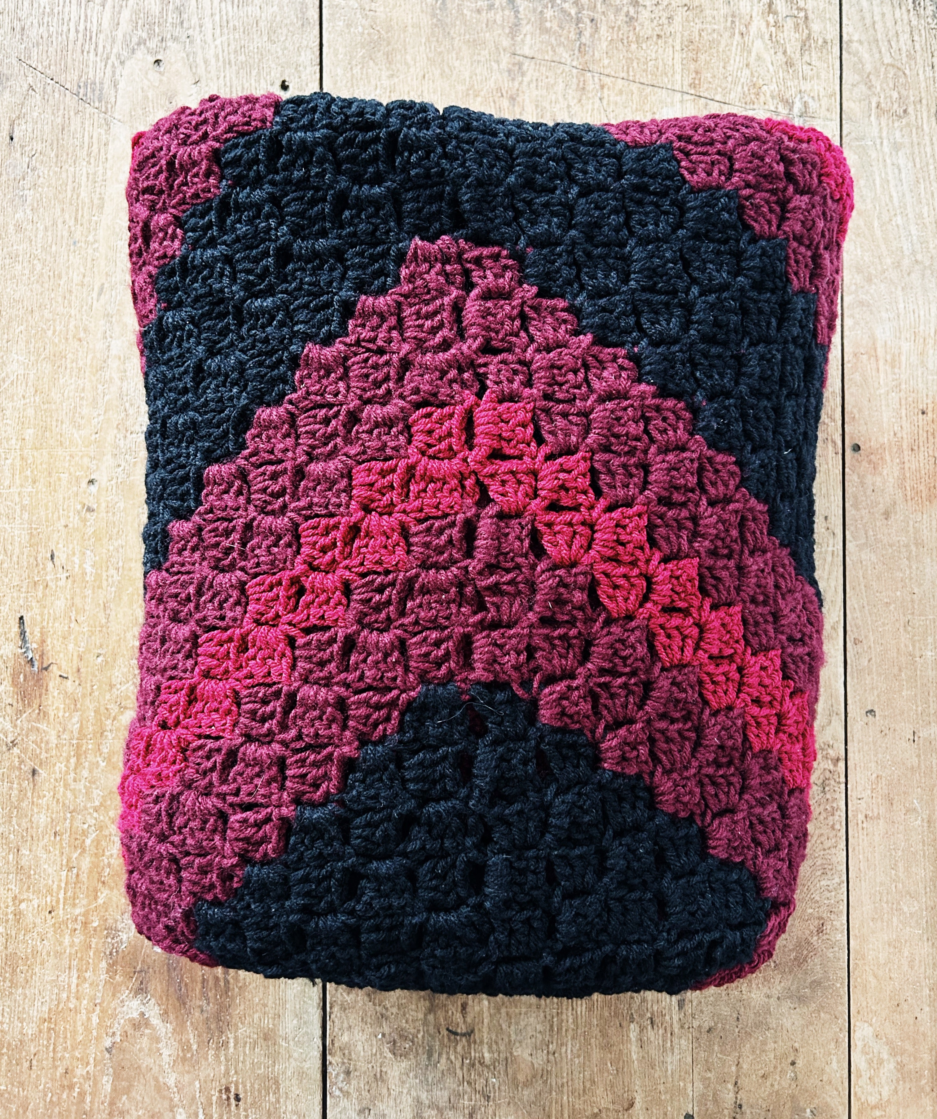 Diamond Crochet Afghan - Thumbnail 4