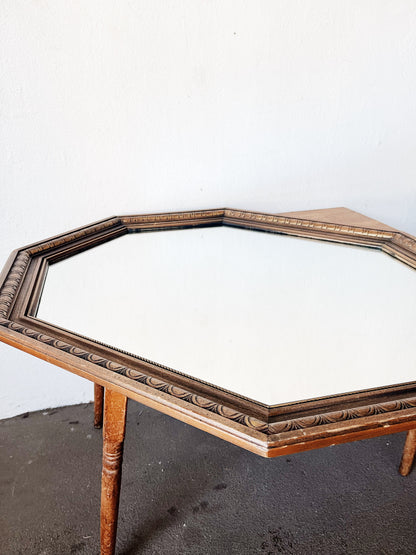 Mid Century Octagonal Mirror