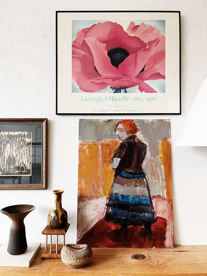 Vintage Georgia O’Keeffe Exhibit Poster