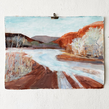 Vintage Elizabeth Doolittle Original Landscape Painting