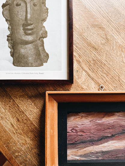 Vintage Abstract Oil Painting