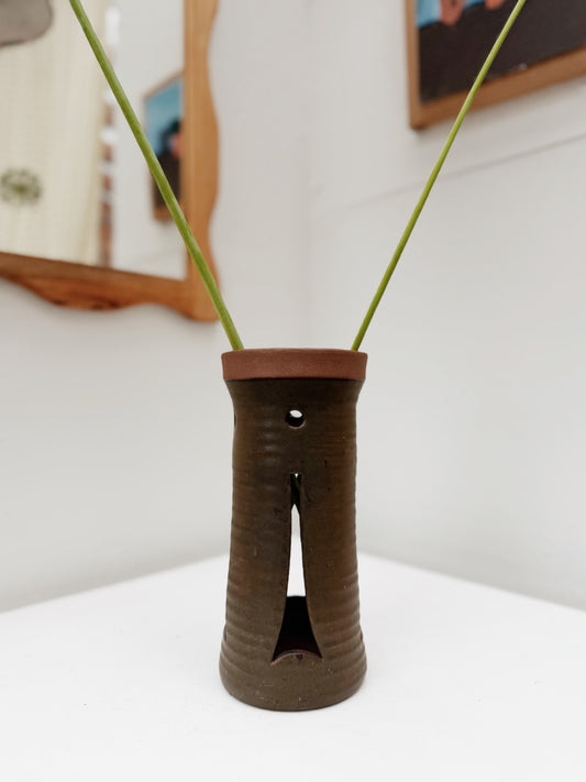 Vintage Ceramic Luminary Vase
