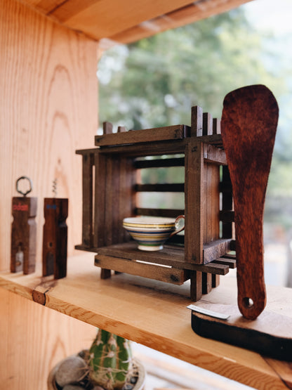 Cedar Tramp Art Box Shelf