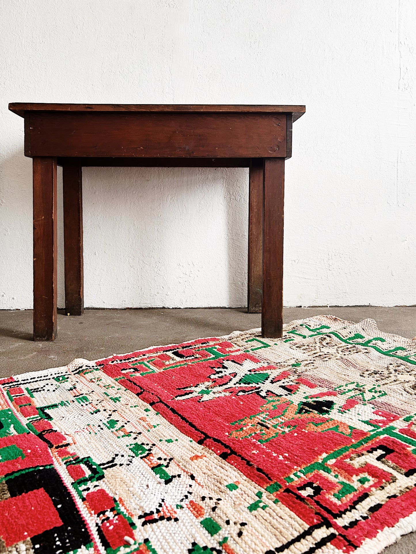 Vintage Boujaad Moroccan Wool Rug