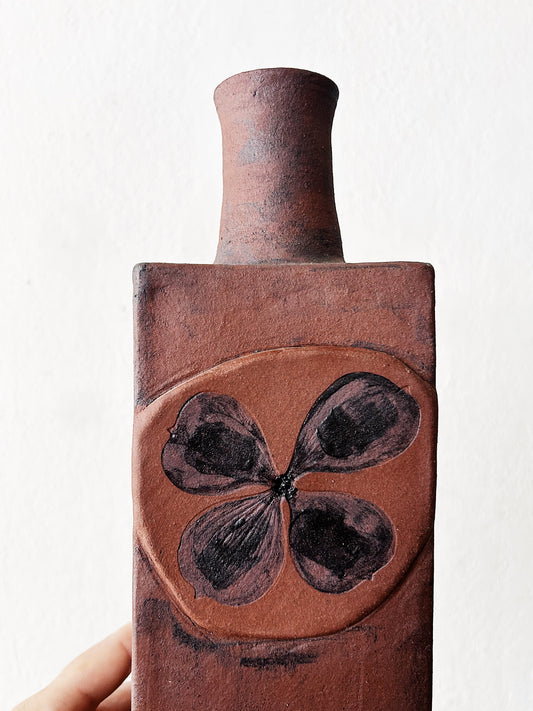 Red Clay Studio Pottery Vase