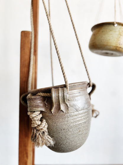Vintage Hanging Ceramic Planter