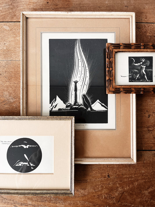 Rockwell Kent Framed Antique Print