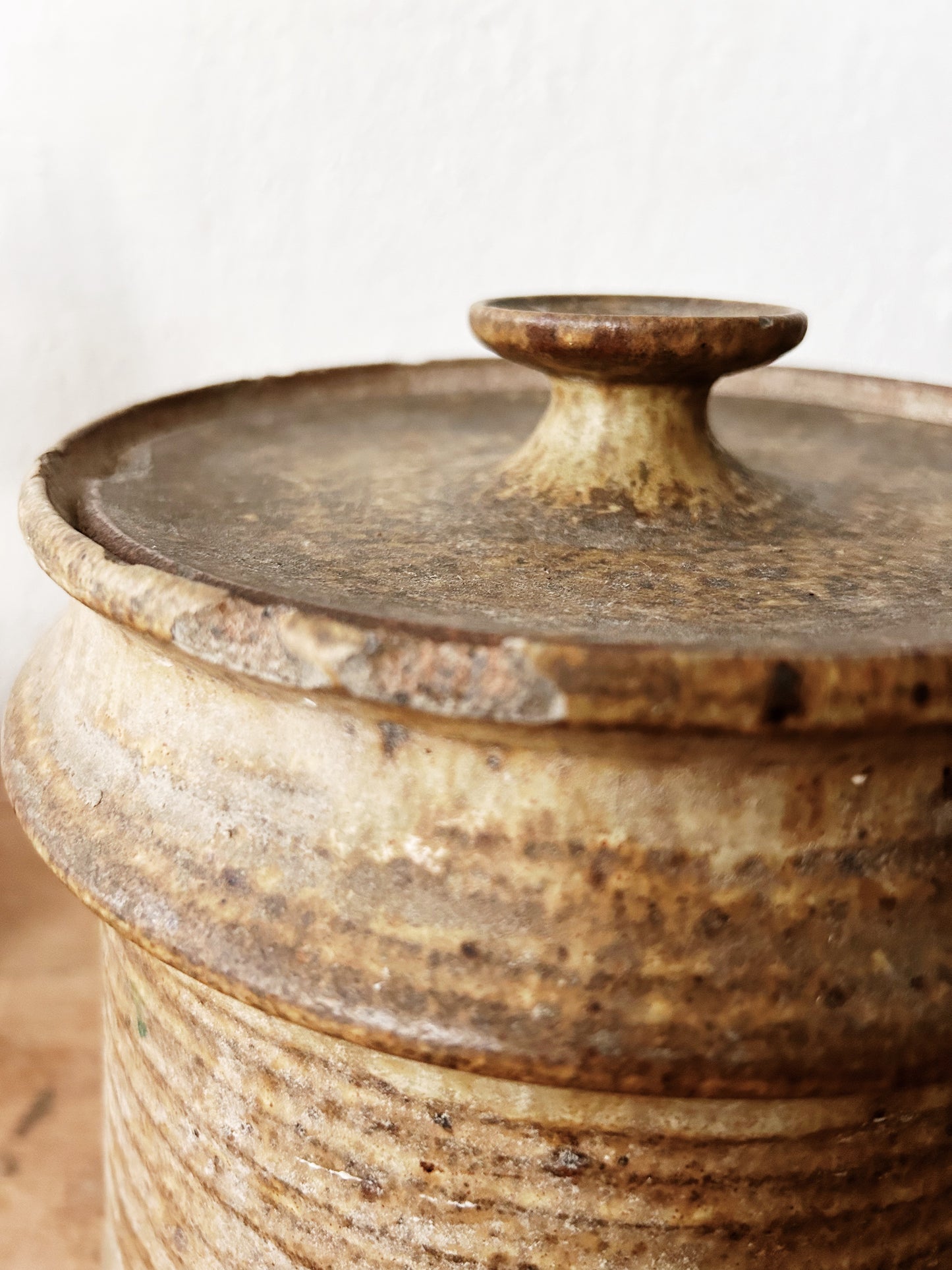 Large Studio Pottery Canister