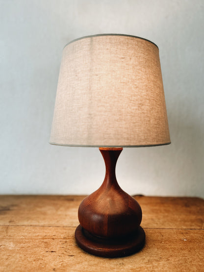 Vintage Teak Lamp