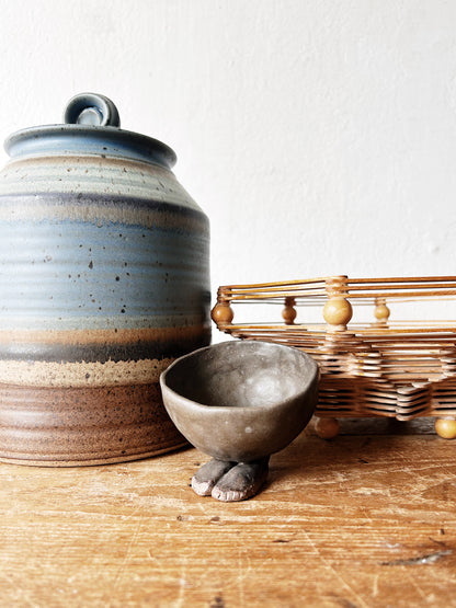 Vintage Handmade Tramp Art Bowl