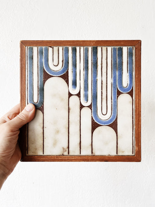 Vintage Italian Art Tile