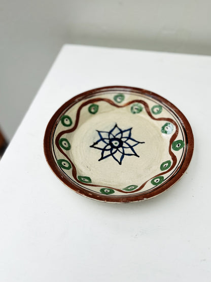 Vintage Mexican Folk Art Plate