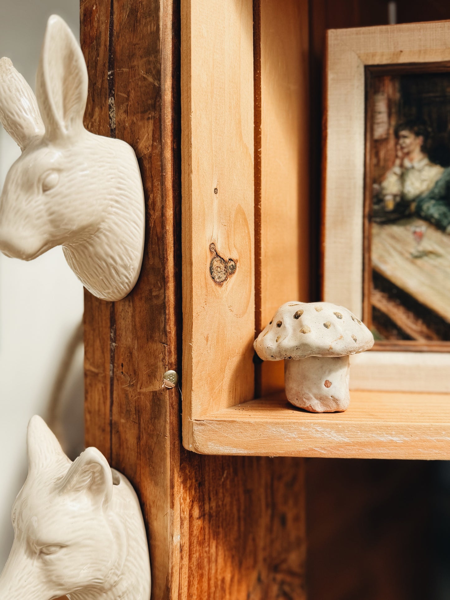 Ceramic Creature  Wall Vase or Planter