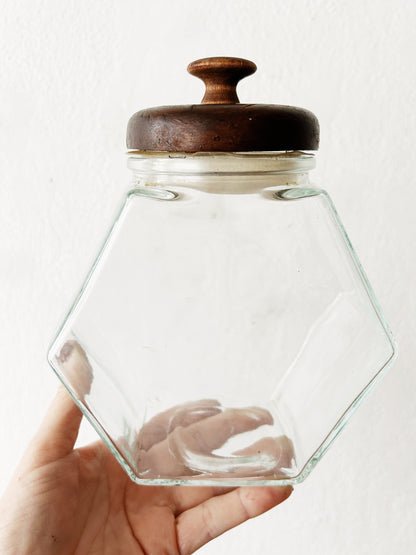 Vintage Glass Canister Set