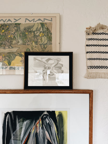 Mid Century Pencil Sketch