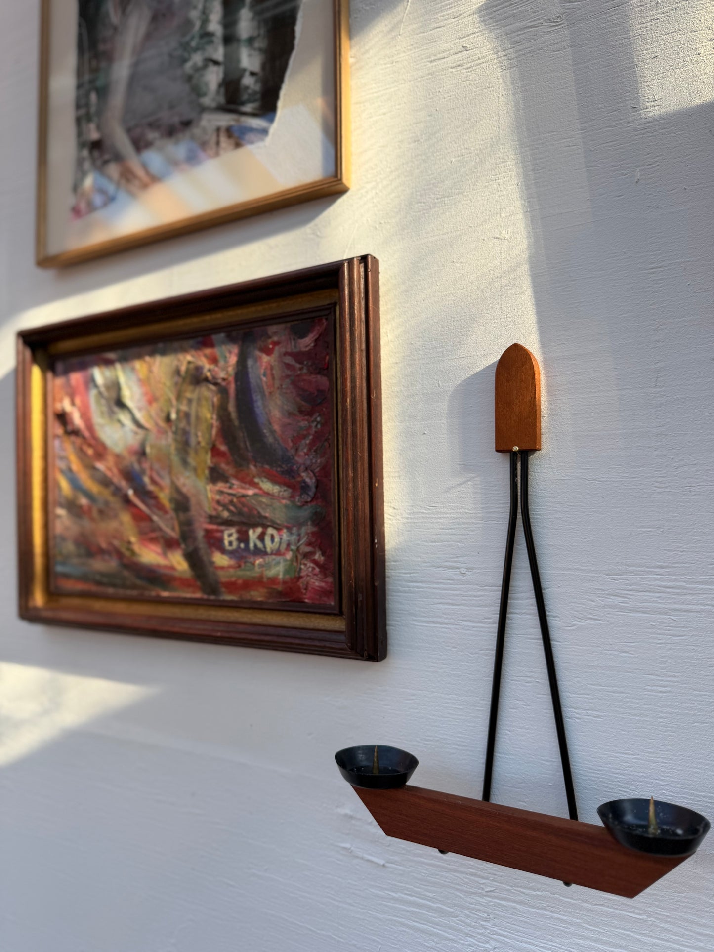 Vintage Dansk Candle Sconce