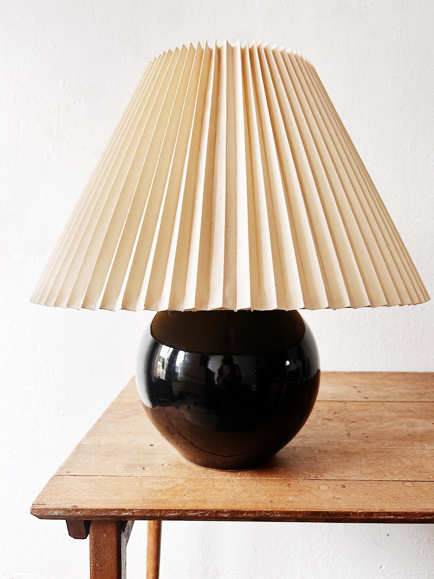 Vintage Japanese Made Lamp after Jacques Adnet