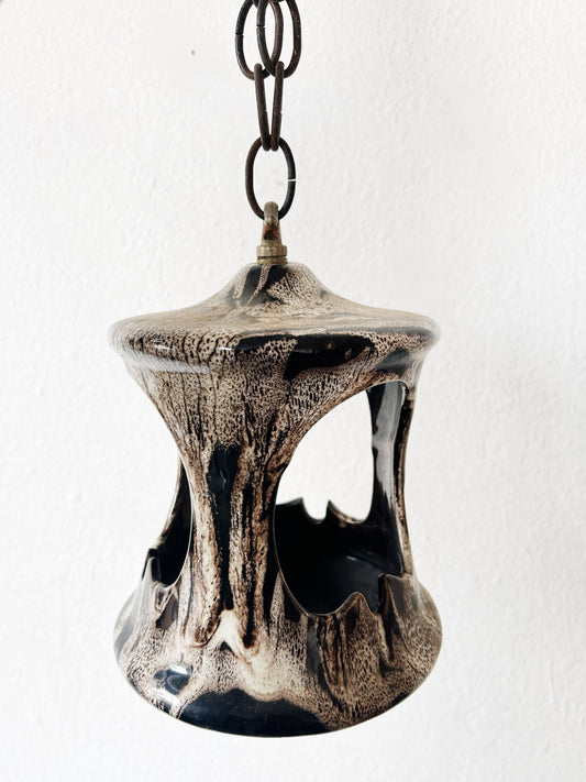 Vintage Hanging Ceramic Ashtray