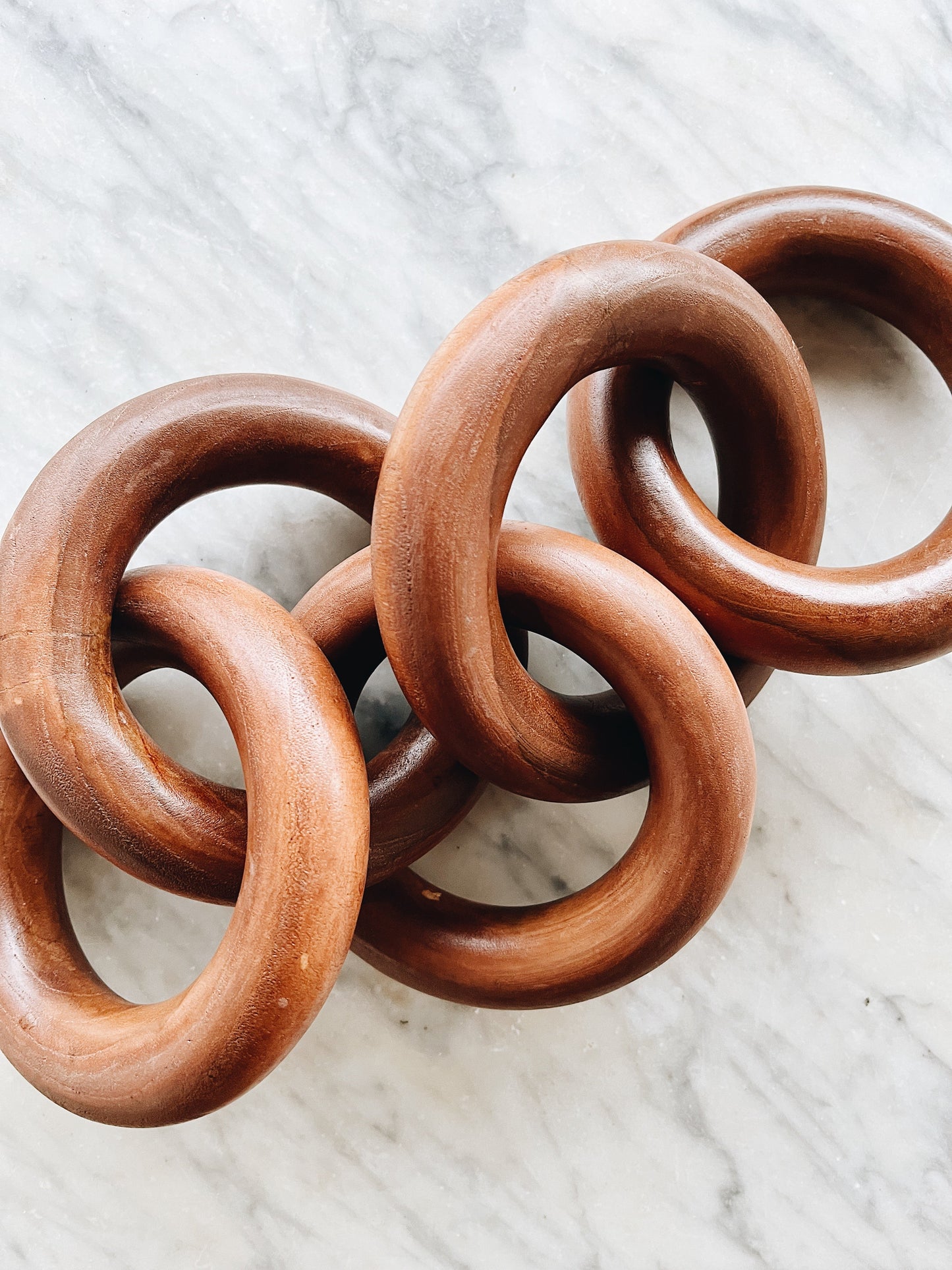 Wooden Chain Sculpture