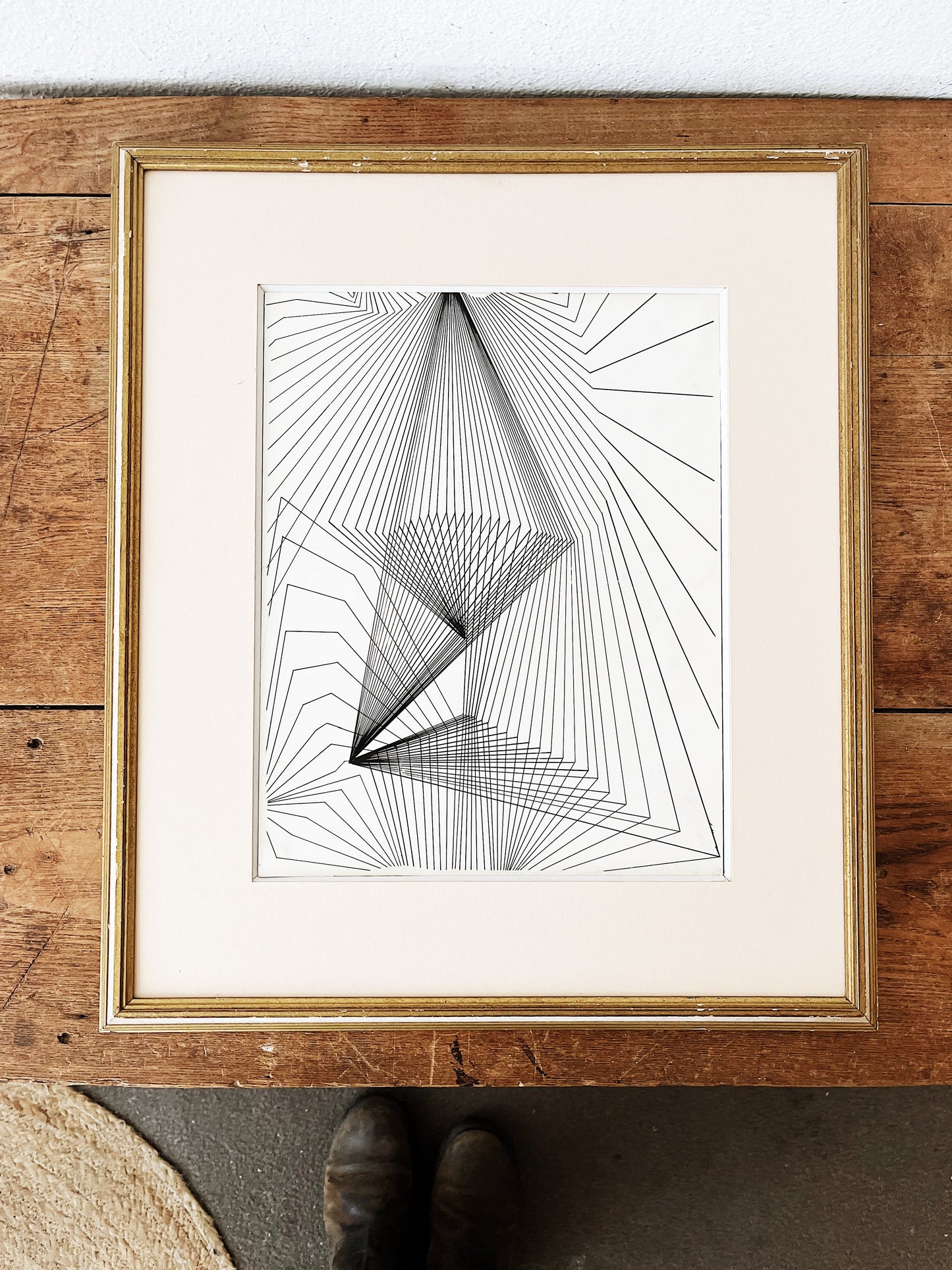 Original Pen and Ink Optic Drawing