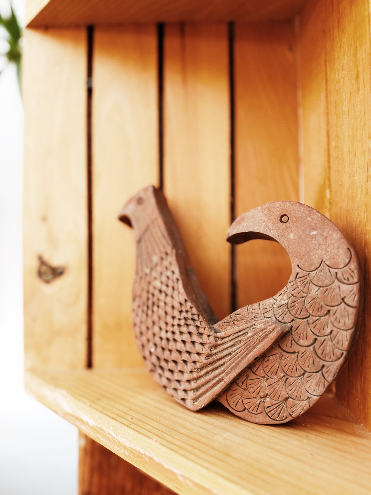 Ceramic Birds Sculpture