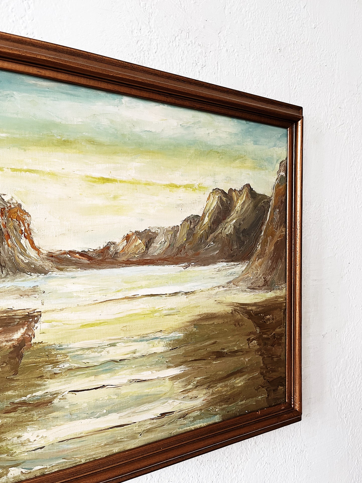 Mid Century Seascape Painting