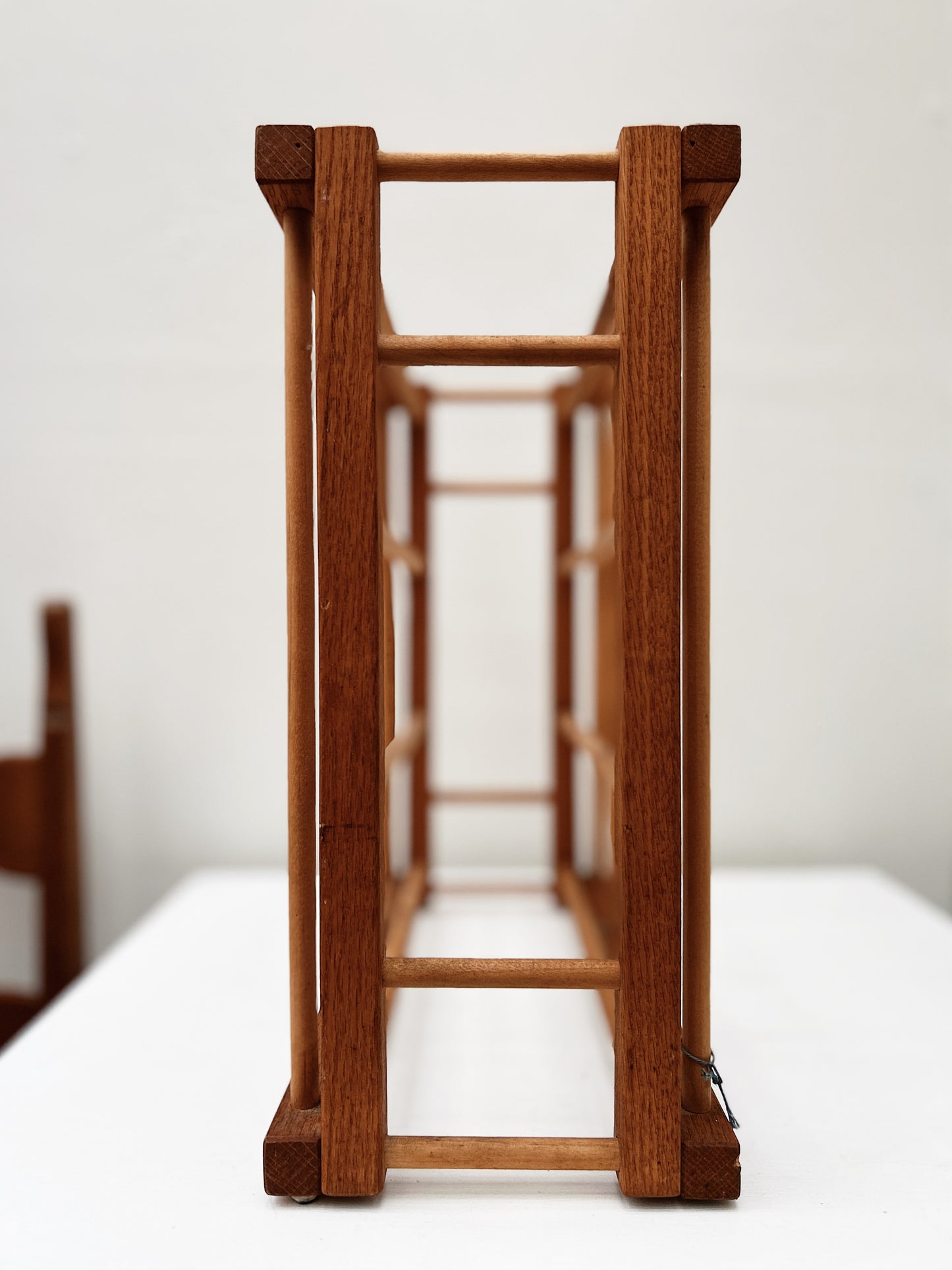 Mid Century Teak Wine Rack