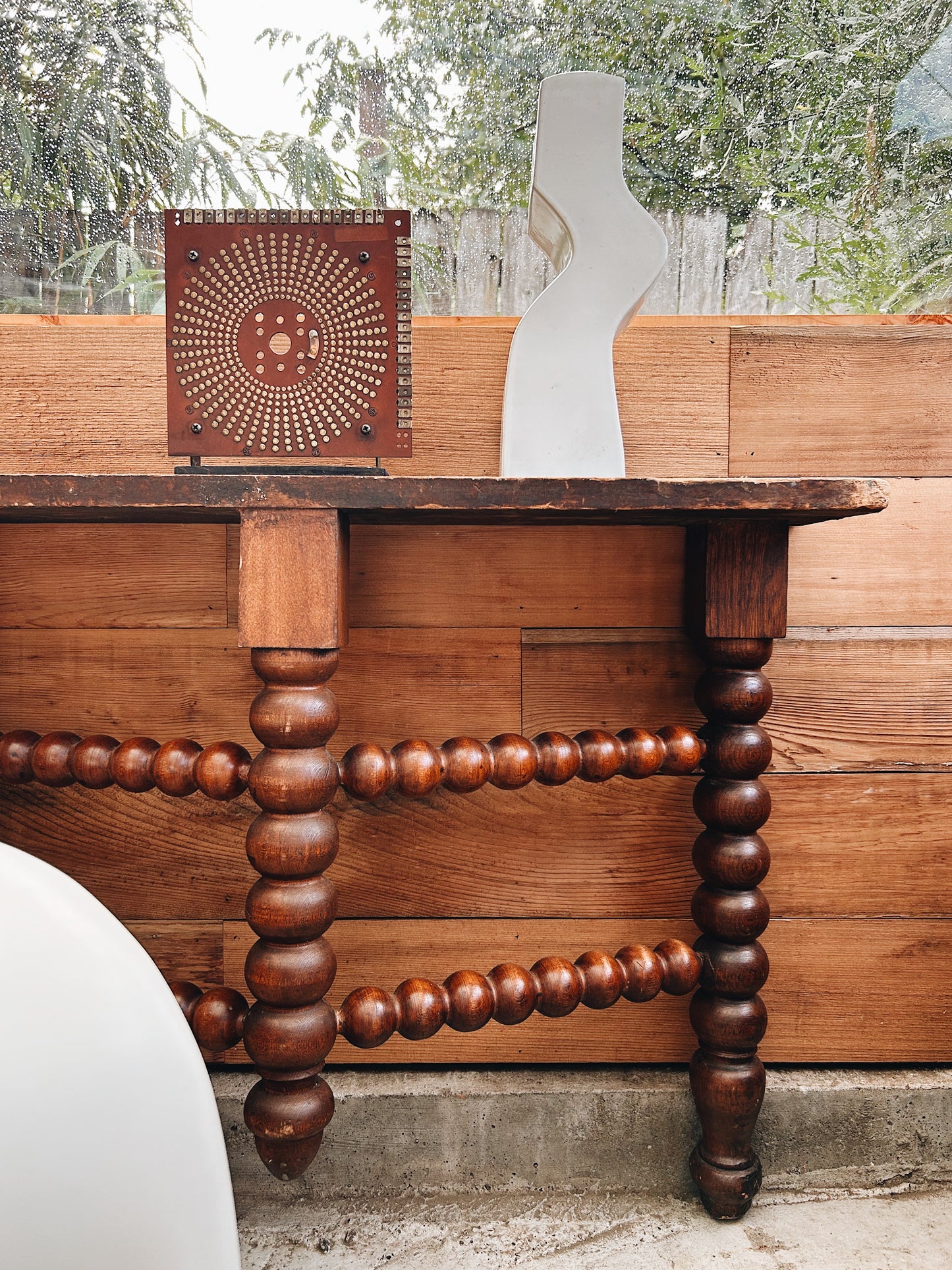 Antique Bobbin Leg Table