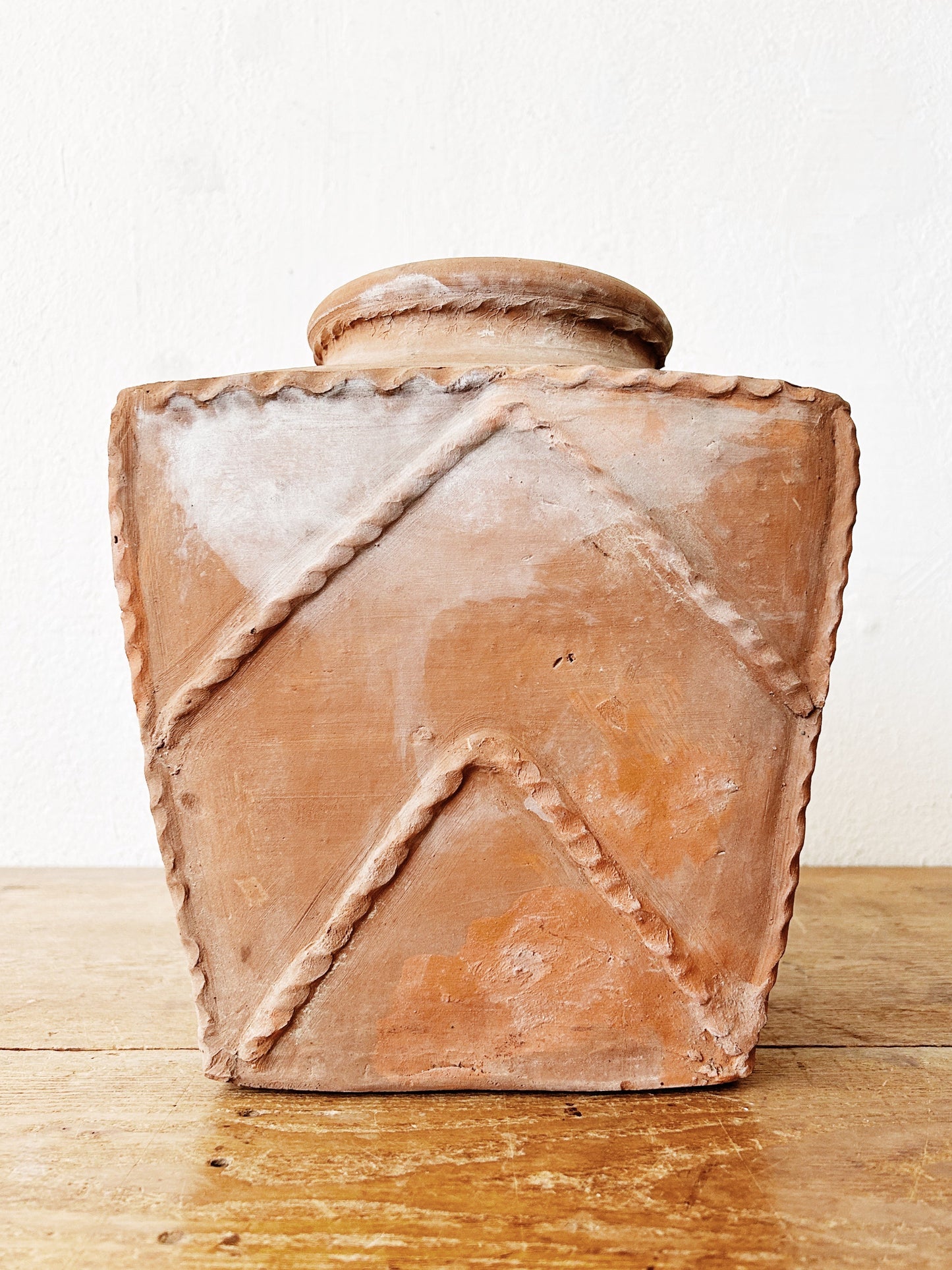 Large Vintage Spanish Garden Terra Cotta Vase / Urn