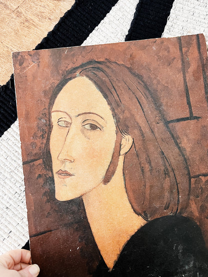 Vintage Modigliani Pressed Litho