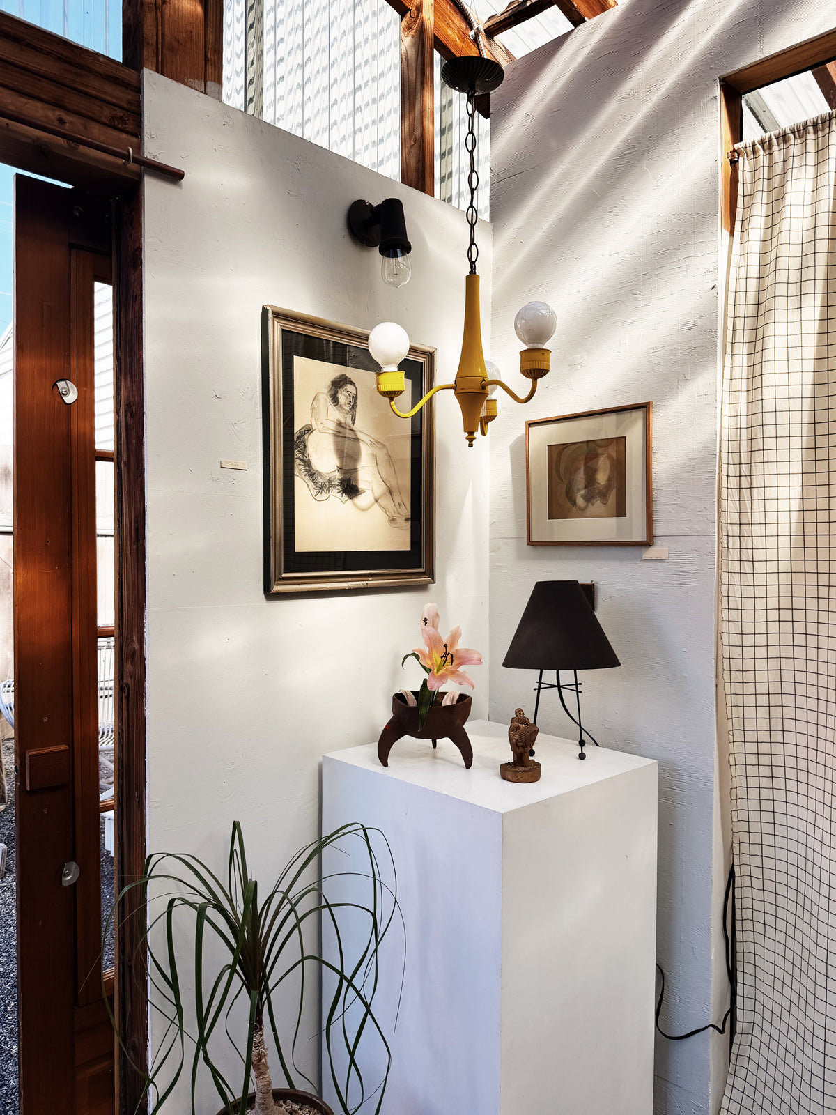 Sunny Yellow Chandelier