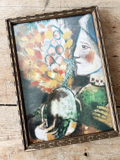 Vintage Framed Marc Chagall Print