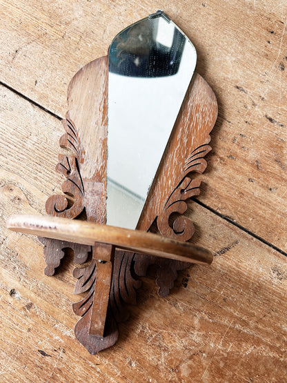 Deco Era Mirrored Wall Shelf