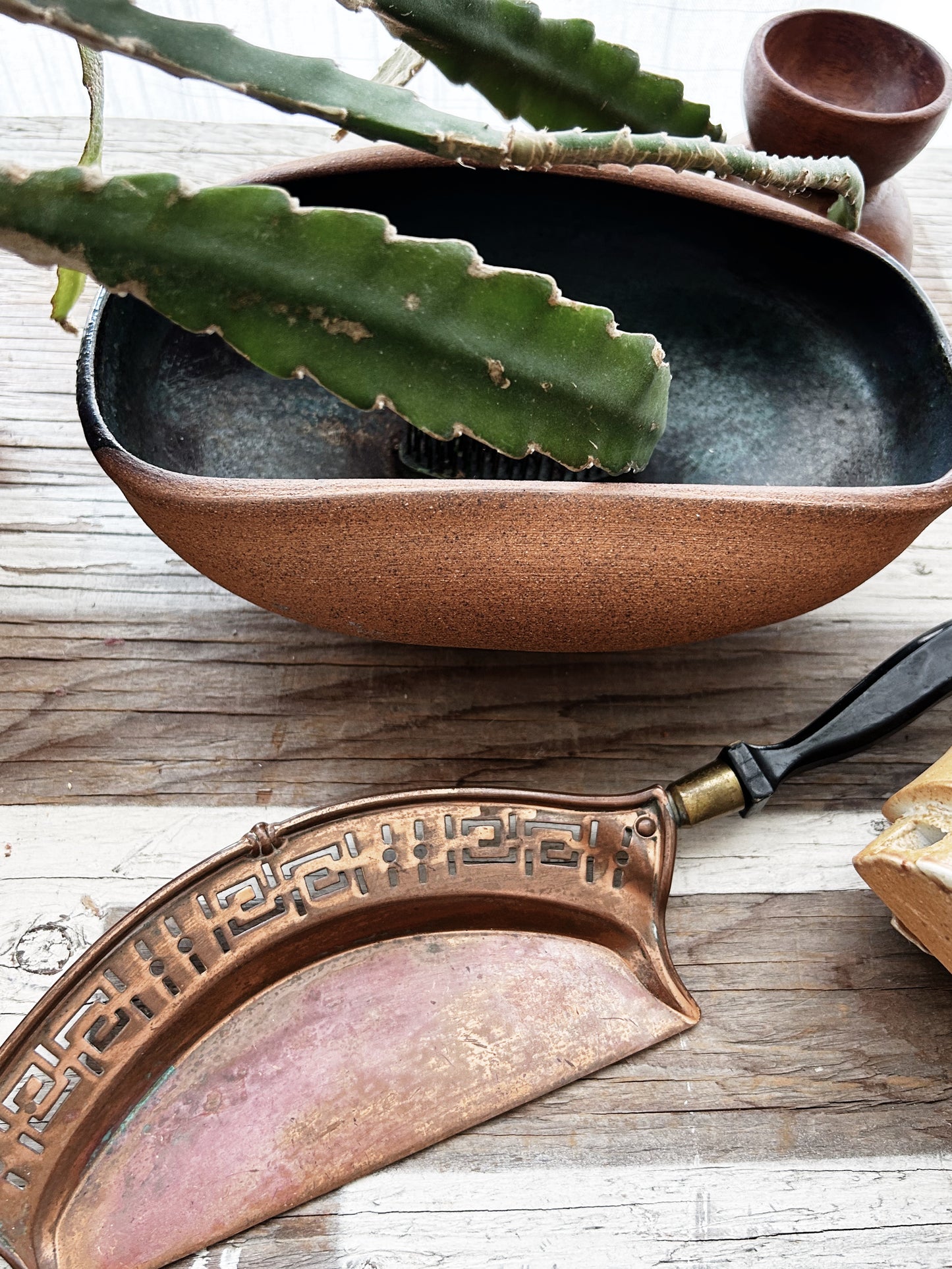 Antique Copper Dust Pan